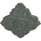 Ekena Millwork Ashford Ceiling Medallion, Hand-Painted Cloud Burst Crackle, 42 3/4"W x 28 7/8"H x 1"P CM42X28ASCBC - alternate 3